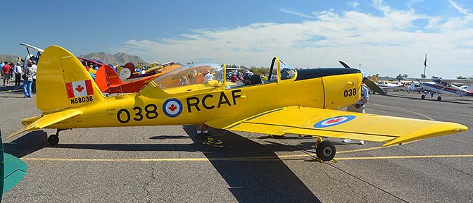 DeHavilland of Canada DHC-1B-2-S5 Chipmunk N58038, Cactus Fly-in, March 7, 2015